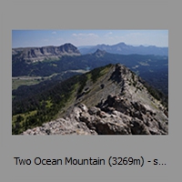 Two Ocean Mountain (3269m) - summit view